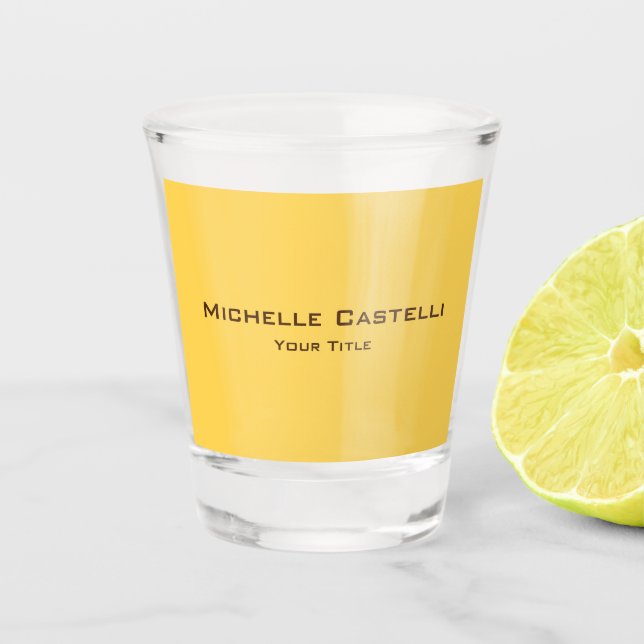 Professional Unique Classical Simple Plain Shot Glass (Front)