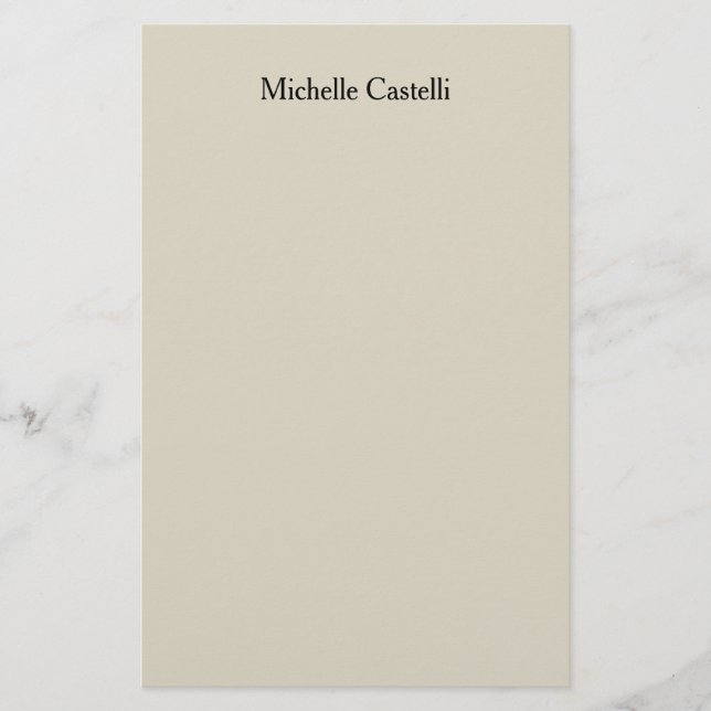 Professional Unique Classical Simple Stationery (Front)