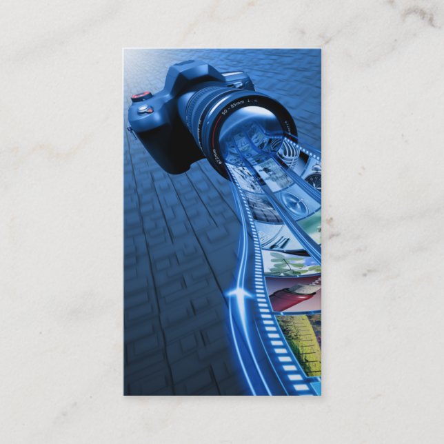 professional unique photographer business card tem (Front)