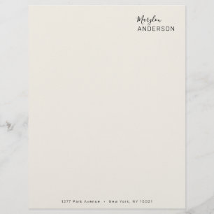 Professional - UNISEX Custom Letterhead