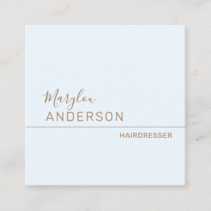 Professional - UNISEX Square Business Card