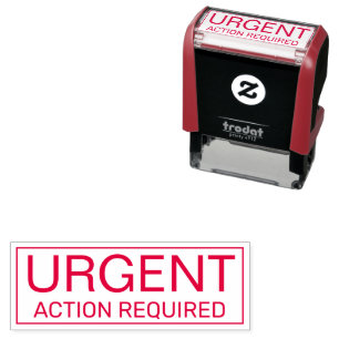 Professional Urgent Action Required Office Self-inking Stamp