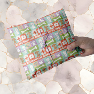 Professional Veterinarian Iconic Designed Tissue Paper