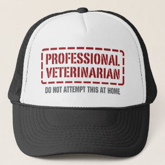Professional Veterinarian Trucker Hat