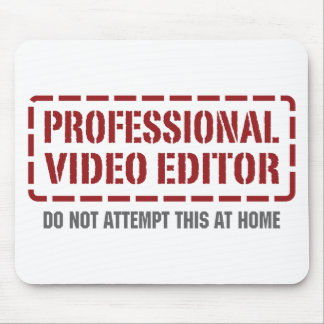 Professional Video Editor Mouse Pad