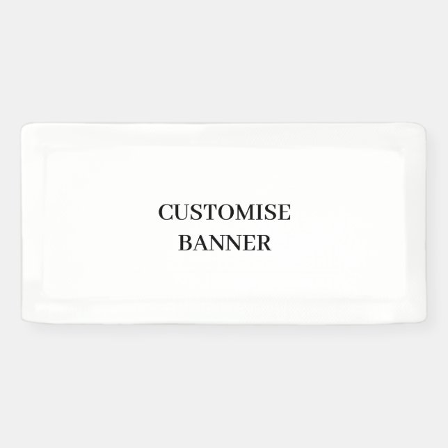 Professional Vinyl indoor , 1' x 2'customise Banner (Horizontal)