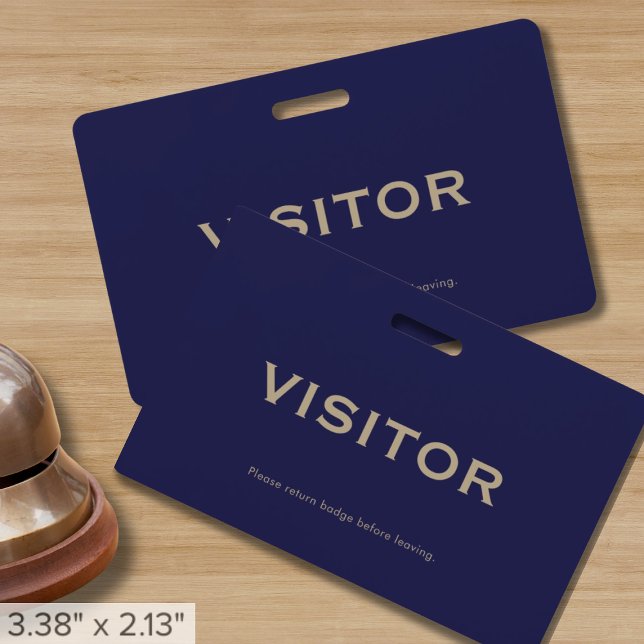 Professional Visitor ID Badge (Creator Uploaded)