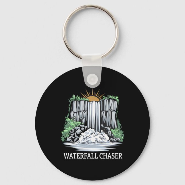 Professional Waterfall Chaser  Key Ring (Front)