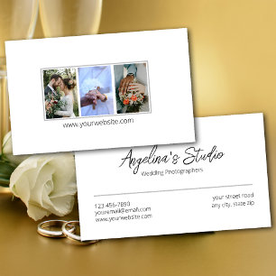 Professional Wedding Photographer Business Card