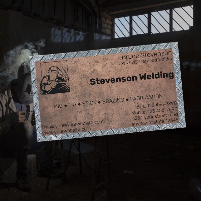 Professional Welder Business Card (Creator Uploaded)