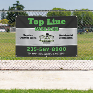 Professional Welding and Fabrication Service Banner