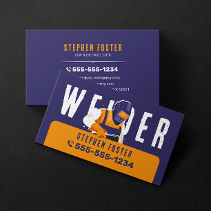 Professional Welding Industrial Metal Fabricator Business Card