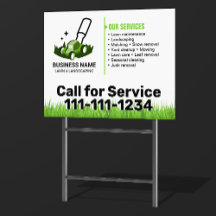 Professional white Green Lawn Care & Landscaping