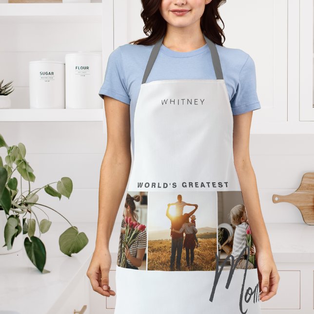  Professional White Photo Kitchen Apron (Creator Uploaded)