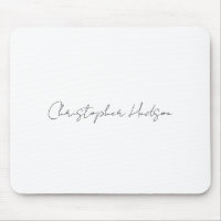 Professional White Plain Creative Chic Calligraphy