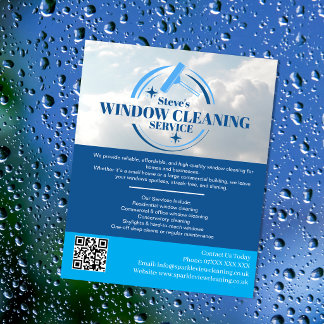 Professional WINDOW Clean Service Custom Business  Flyer