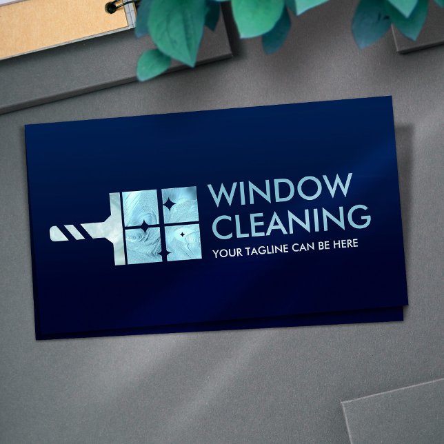 Professional Window Cleaning Services Business Card (Creator Uploaded)