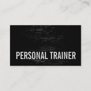 Professional Wood Effect Fitness Business Card