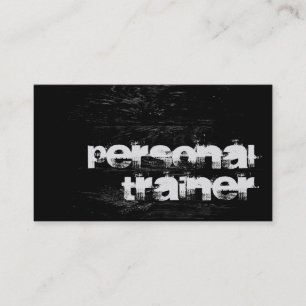 Professional Wood Effect Fitness Business Card