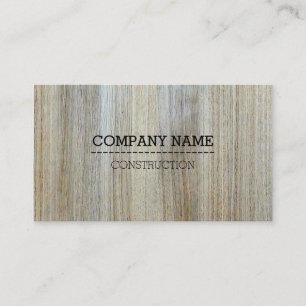 Professional Wood Grain Look #2 Business Card