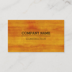 Professional Wood Grain Look #4 Business Card