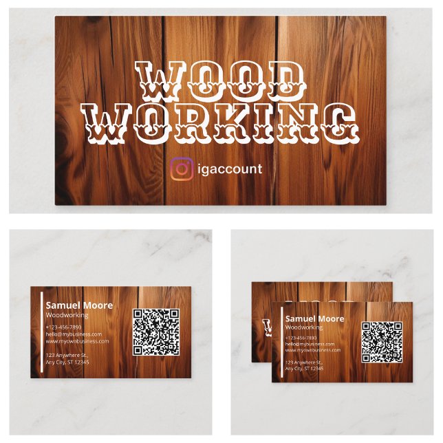 Professional Woodworking Templates Business Card (Professional Woodworking Templates Business Card
)