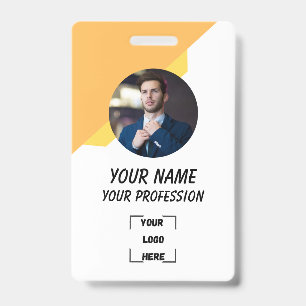 Professional Worker Photo ID Badge