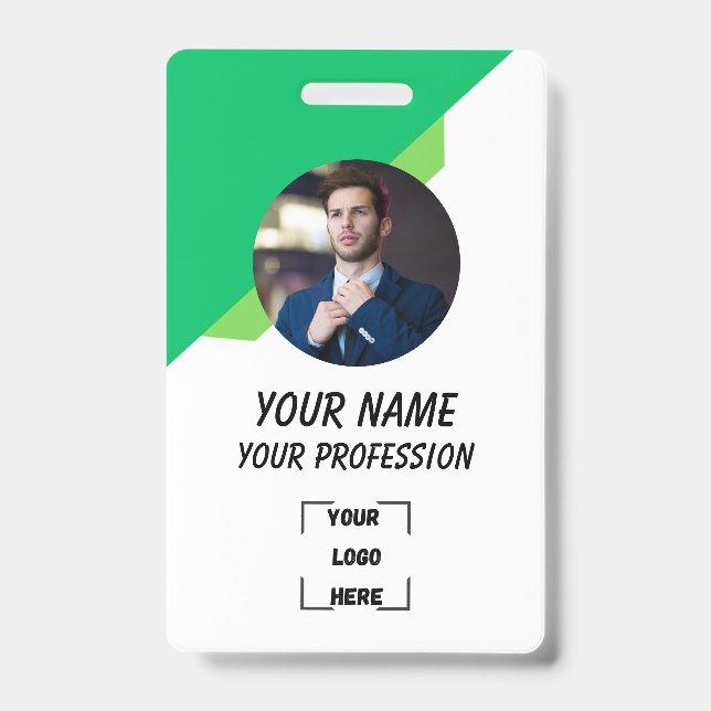 Professional Worker Photo ID Badge (Front)