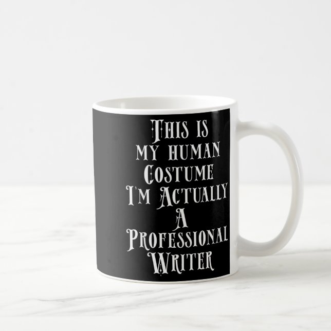 Professional writer costume book publisher author coffee mug (Right)
