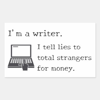 Professional Writer Rectangular Sticker