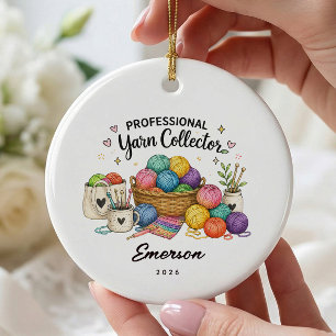 Professional Yarn Collector Ornament