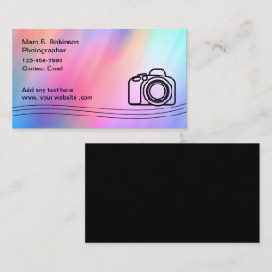 Professionally Designed Photography  Business Card