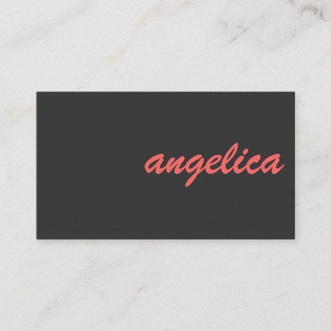 Professionally Stylish Business Card (Front)