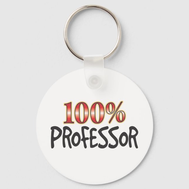Professor 100 Percent Key Ring (Front)