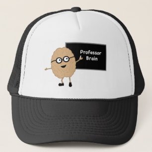 Professor Brain Trucker Hat