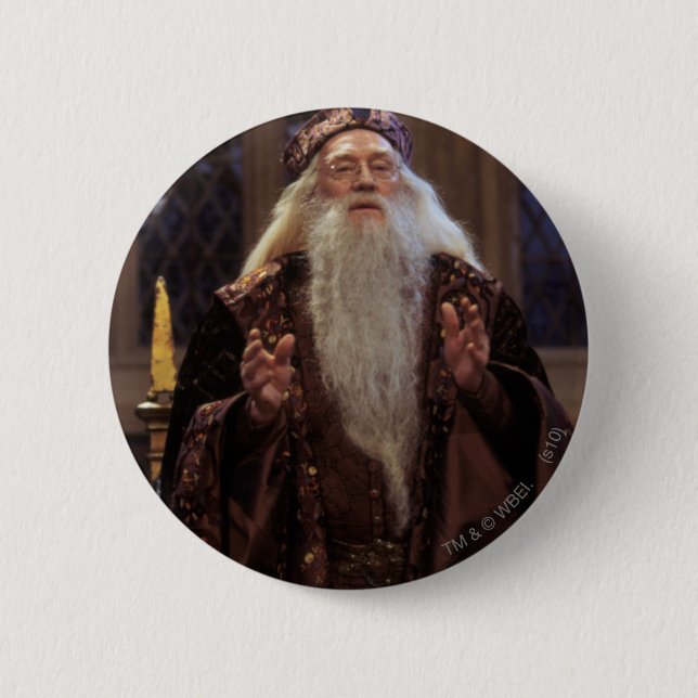 Professor Dumbledore 6 Cm Round Badge (Front)