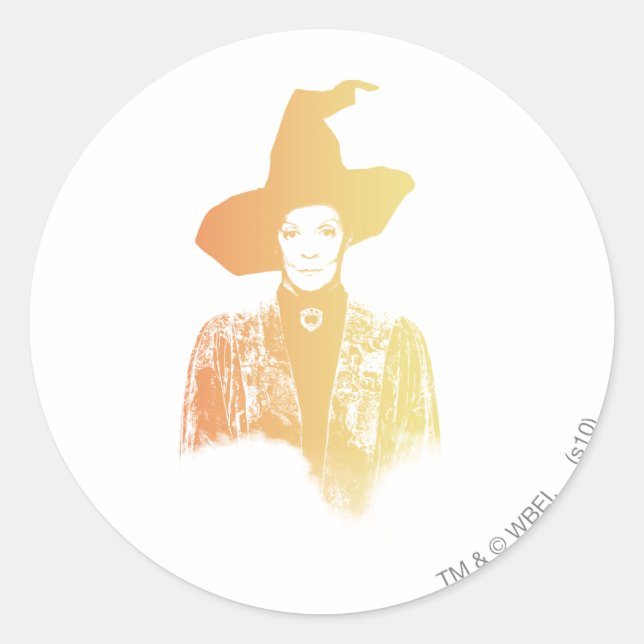 Professor Minerva McGonagall Classic Round Sticker (Front)