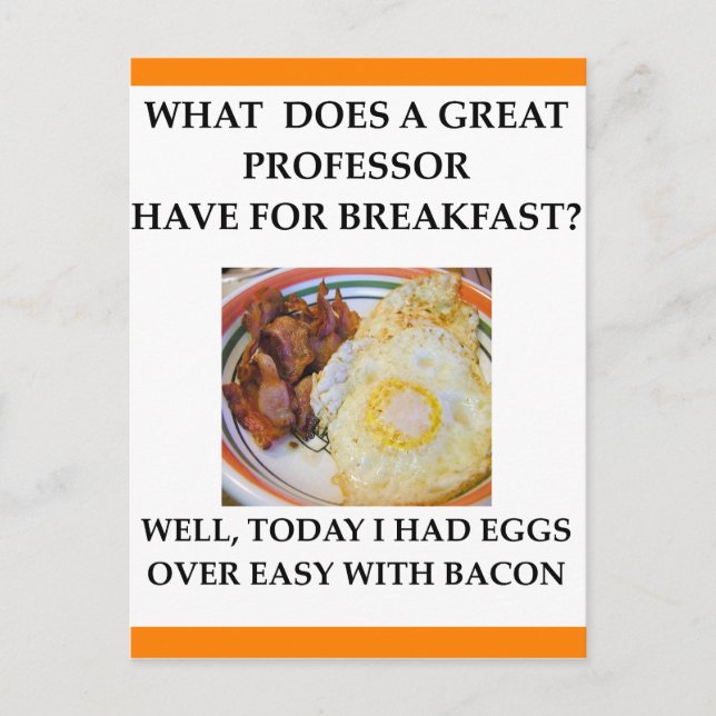 PROFESSOR POSTCARD (Front)