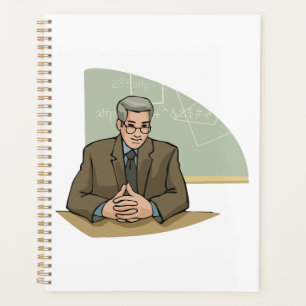 Professor Scholar Male Educator Teacher Planner