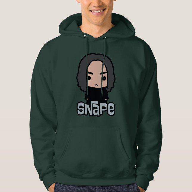 Professor Snape Cartoon Character Art Hoodie (Front)