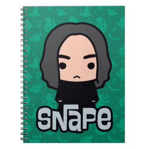 Professor Snape Cartoon Character Art Spiral Notebook