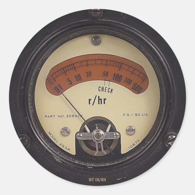 Professor Temple's Raytheometer Sticker (Front)