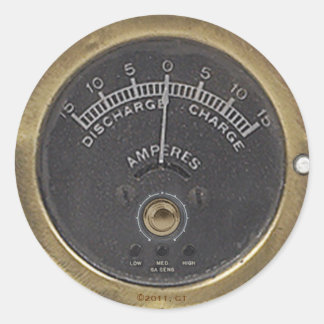 Professor Temple's Reciprocating Amstadt Classic Round Sticker