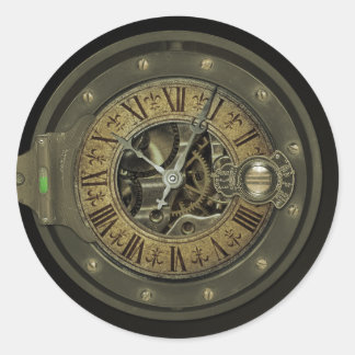 Professsor Temple's Transtemporator Classic Round Sticker