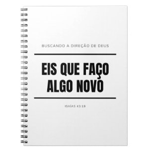 Profetizando - caderno personalizado notebook