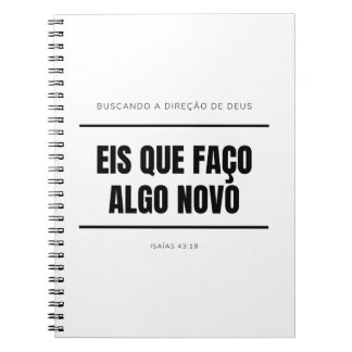 Profetizando - caderno personalizado notebook