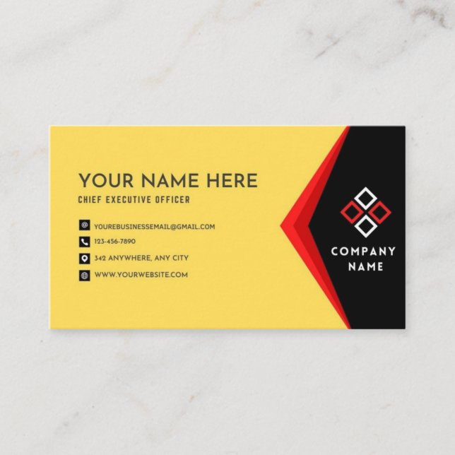 Proffesional business card design  (Front)