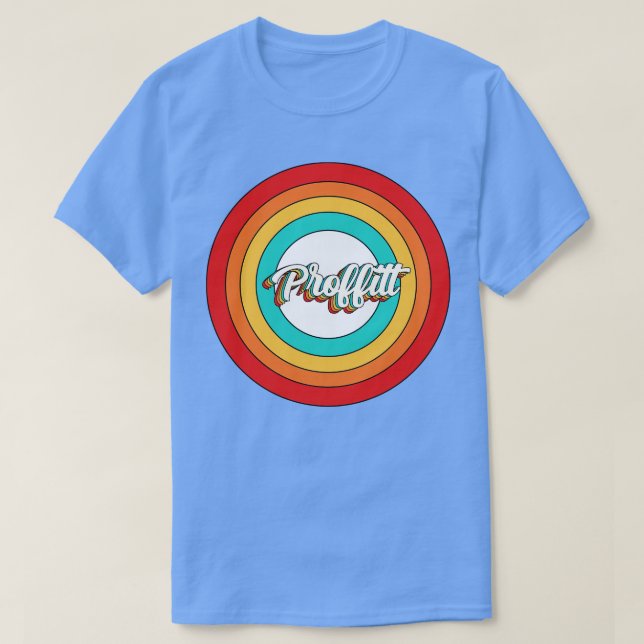 Proffitt Name Shirt Vintage Proffitt Circle (Design Front)