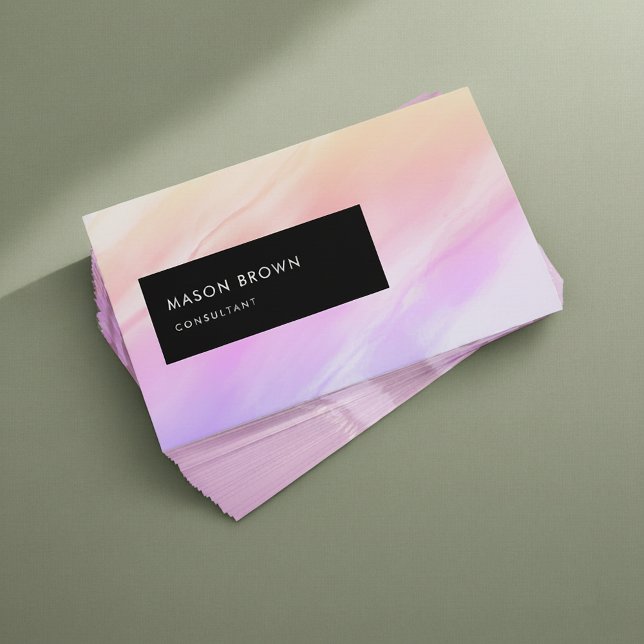 Profi Modern Beach Watercolor Business Card (Creator Uploaded)