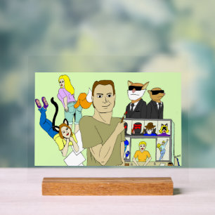 profile  acrylic sign